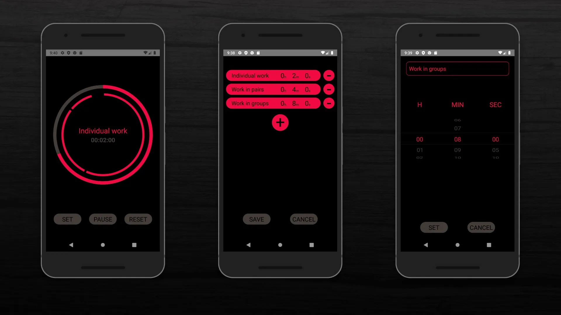 Screen of final visual design